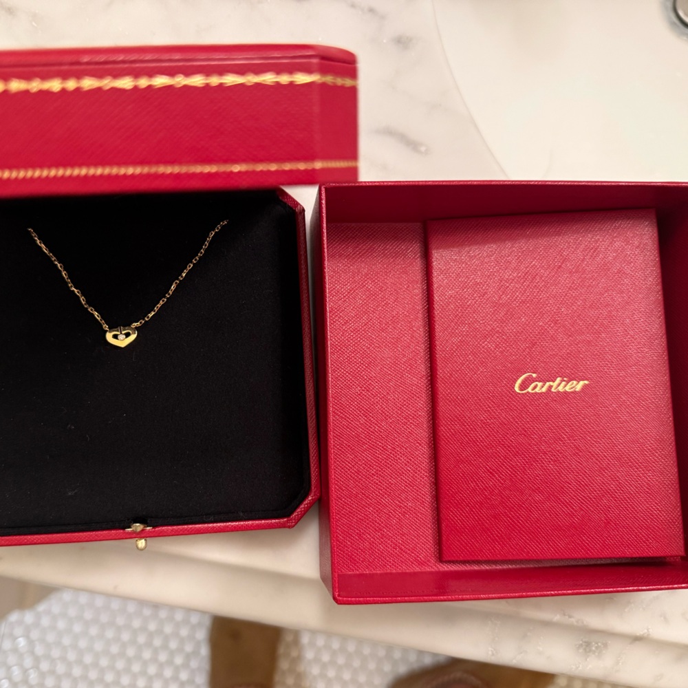 Cartier Gold Heart Necklace